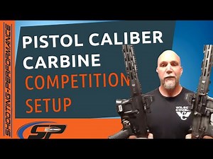 Pistol Caliber Carbine (PCC) Competition setup