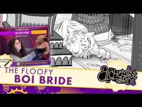 The Floofy Boi Bride | Drawing WEBTOON Live on #twitch #webtoon #drawing #comic #romance