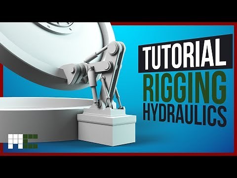 Hydraulic Pistons Mechanical Rig - 3ds Max CAT Rigging Tutorial