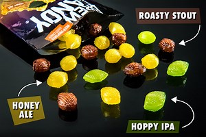 Beer-Flavored Hard Candy: Solid sweets that taste like a variety of brews.