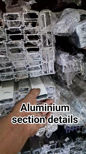 aluminium section details #shorts #aluminium #works