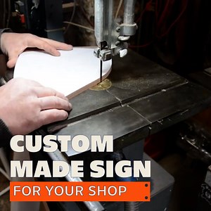 CUSTOM MADE SIGN FOR YOUR SHOP | Jimmy Diresta