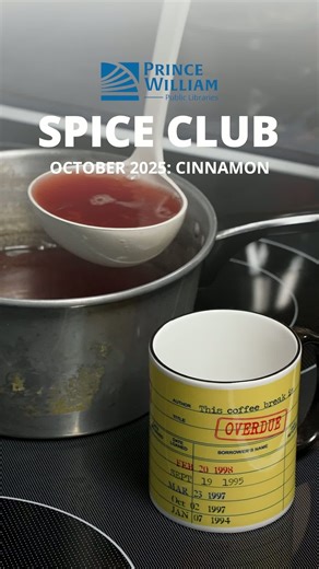 Valentina will show you how to use cinnamon to make a Russian hot beverage, sbiten, in this month's Spice Club video! Pick up your cinnamon sample at any library in October. While supplies last. #PWPLibraries #SpiceClubPWPL #Library #Libraries #Cooking #Spices | Prince William Public Libraries