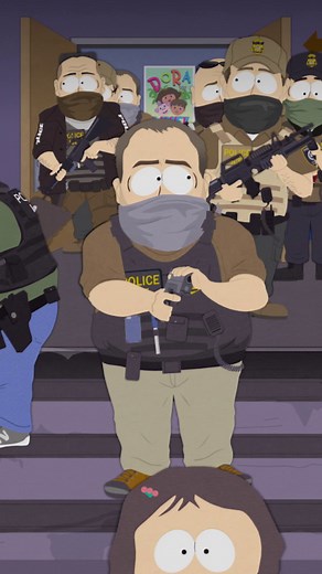9M views · 245K reactions | Mr. Mackey goes on his first raid with ICE. | South Park | Facebook