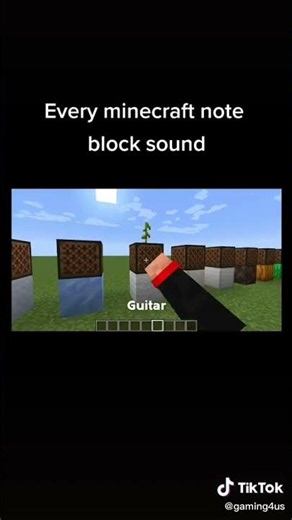 Every minecraft note block sound