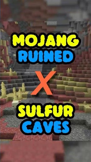 Minecraft RUINED Sulfur Caves! 🥲😭🤯