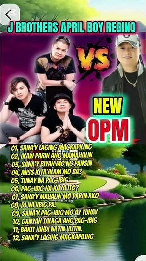 April Boy Regino, J Brothers Madlay 💖 Pinoy Male Love Songs 60s 70s 80s 💖 Nonstop Tagalog Songs Mix