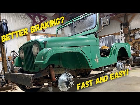 Jeep CJ5 4 Wheel Disk Brake Conversion!