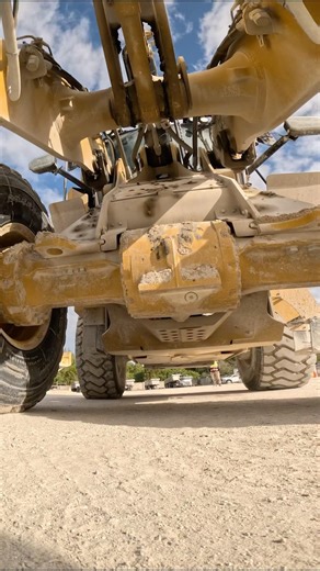 Underbelly of a 938 loader.