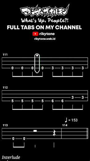 【BASS TAB】DEATH NOTE OP2 | MAXIMUM THE HORMONE (マキシマム ザ ホルモン) - WHAT'S UP, PEOPLE?! #shorts