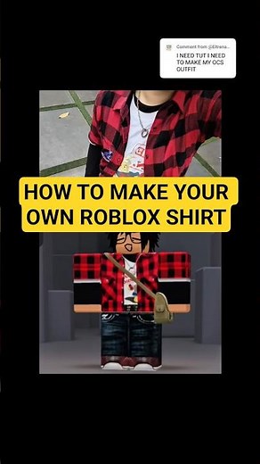 How to make your own Roblox shirt #Roblox #customshirt #tutorial #robloxavatar #robloxtutorial