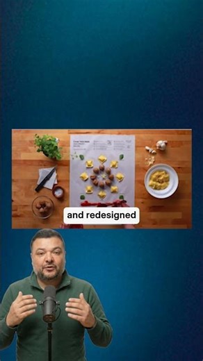 Baking paper recipe that removes instructions #marketing #design #innovation