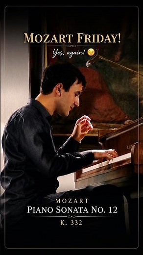 It's Mozart Friday! (Yes, again! 😉) #Mozart #ClassicalMusic #ClassicalPiano