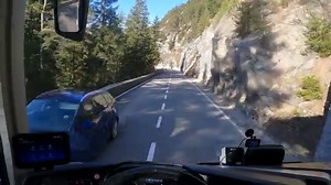 The passage of the beautiful Gaicht Pass in Austria with the Mercedes Benz Tourismo coach. https://www.youtube.com/@BusTravelinMan | Bus Travelin'Man