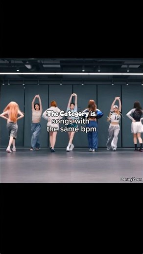 the category is: kpop songs with the same bpm #kpop #shorts