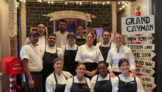 Festive sights and smells at The Ritz-Carlton's edible gingerbread house