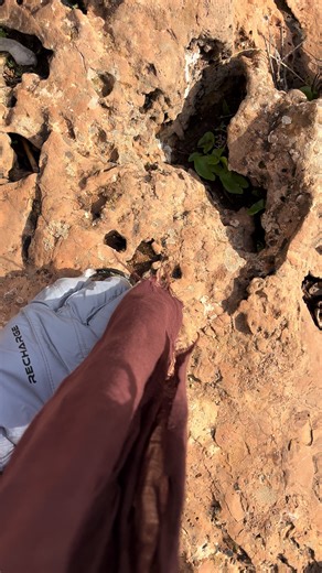 Beautiful View with Muddy Shoes