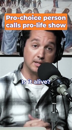 Pro-choice caller: "I don't think [a fetus is] a person at conception" Watch the full conversation with Trent Horn: https://bit.ly/4539Vw8 | Catholic Answers