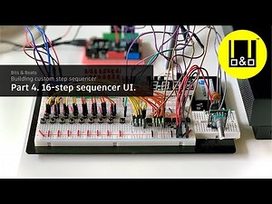 Building custom step sequencer: Part 4. 16-step sequencer UI.