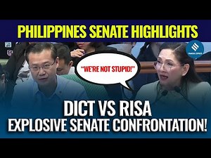 Risa Hontiveros vs DICT: Heated Confrontation in Philippines Senate Hearing | Risa Fiery Speech
