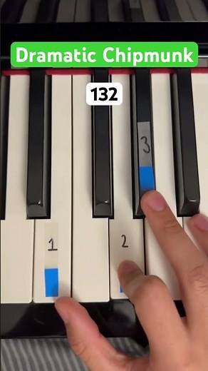 Dramatic Chipmunk - Easy Piano Tutorial #pianolessons #pianomusic #pianolessonsonline #pianotutorial