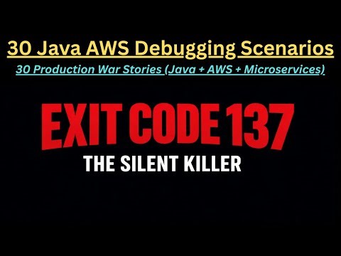 30 AWS Java Debugging Scenarios: AWS, Microservices, OOM, Performance Optimization (Interview Prep)!