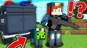 SUPER SECRET MISSON- JJ and Mikey BECAME POLICE - Survive Battle in Minecraft - Maizen JJ and Mikey #minecraft #maizen #mikey #jj | Zenichi Maizen