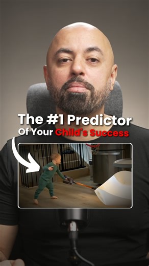 Here is the number one predictor of the success of your kid. And no, it's not what most parents think: not IQ, not grades, and not money. There's actually a 75-year Harvard study called the Harvard Grant Study that tracked children from childhood into their 70s and 80s. They followed thousands of kids to see what factors predicted success, happiness, health, and well-being. What they found might shock some people. One of the best predictors of future success was whether the kid did chores or not