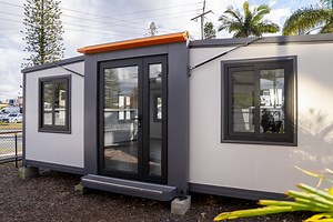 Check out our 24m² Expander Home. ✅ Arrives pre-fabricated and ready for quick install ✅ Clever floorplan design maximises every m² ✅ Versatile - perfect for living, working, or creating extra space Tap the link in bio or request a quote to get started. #expressportables #expandablehome #modularliving #tinyhomeaustralia #portablehome #containerhome #backyardstudio #grannyflat #smartliving | Express Portables