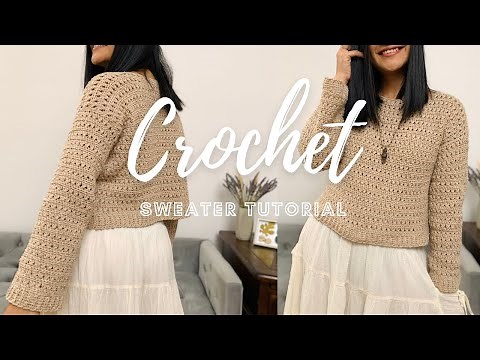 Crisscross crochet stich crochet sweater for beginners FREE crochet patterns