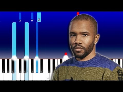 Frank Ocean - Pink + White (Piano Tutorial)