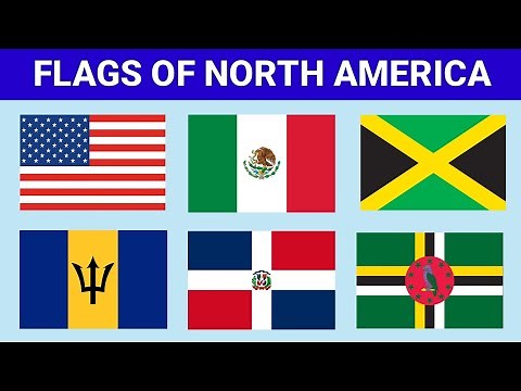 Flags of North America - NORTH AMERICAN COUNTRY'S