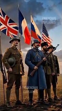 WW1 in 60 Seconds | Allies vs Central Powers Explained