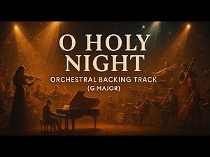 ⭐ O Holy Night – Karaoke / Backing Track (G Major) | Orchestral Christmas Accompaniment