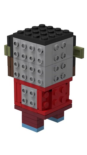 Lucas In Stranger Things Assembled With Lego Pieces #strangerthings #lucas #lego #build