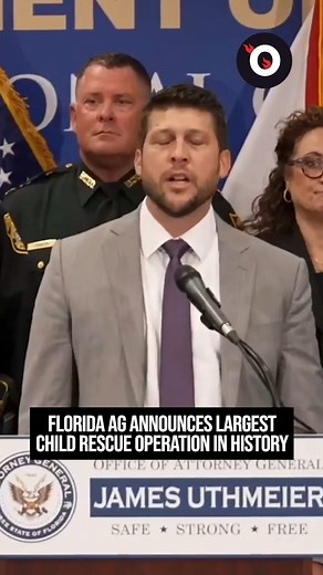 Florida Attorney General James Uthmeier on Monday announced the results of "Operation Dragon Eye," the largest child rescue operation in U.S. history. #news #shorts #breaking #trending #florida #fbi #police #investigation #rescueoperation #politics | Off The Press