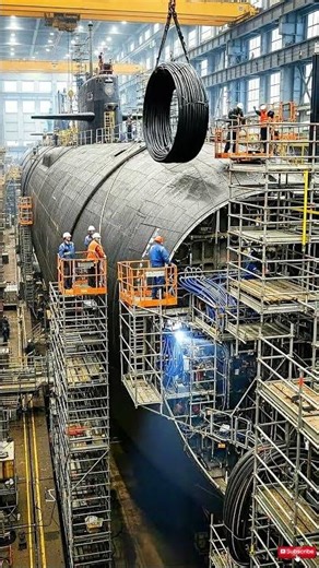 The incredible scale of modern naval engineering