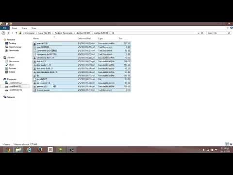 How to decompile Android apk to Java source code
