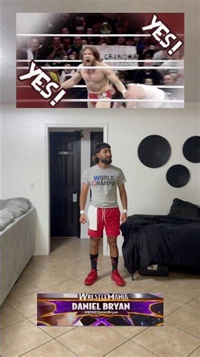 Daniel Bryan Entrance Be Like… #wwe #wrestler #aew #shorts #danielbryan #funny #bryandanielson