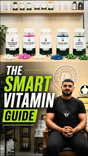 Confused about supplements?Save this smart vitamin guide for later 🔥