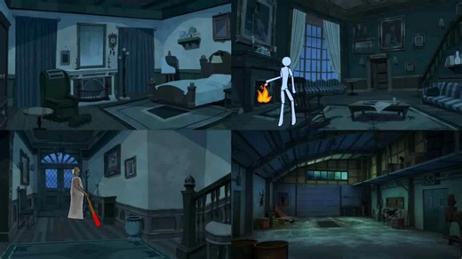 Granny Horror Animation – Haunted House Chase with Mysterious Man! #granny