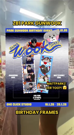 Celebrate Gunwook's Birthday at One Click Studio!