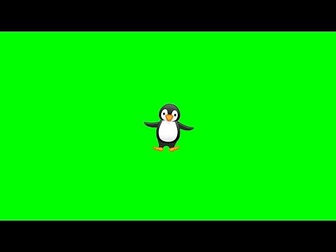 [Chroma Key] Skype's Dancing Penguin Green Screen
