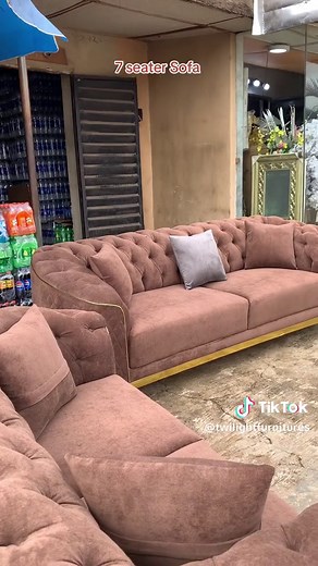 Complete 7 Seater Living Room Sofa Chair Set