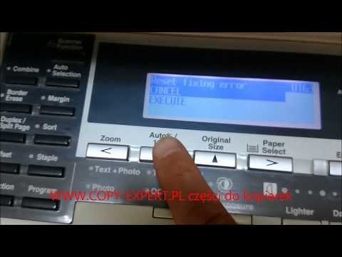 How to clear the error of the service code C- KYOCERA UTAX OLIVETTI