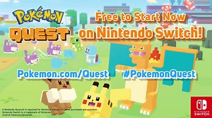 Looking to get a Pokémon fix on your switch before Pokémon Let's go comes out. Try Pokémon Quest a free to play game on the Nintendo Switch | Nintendo South Africa (Distributor)