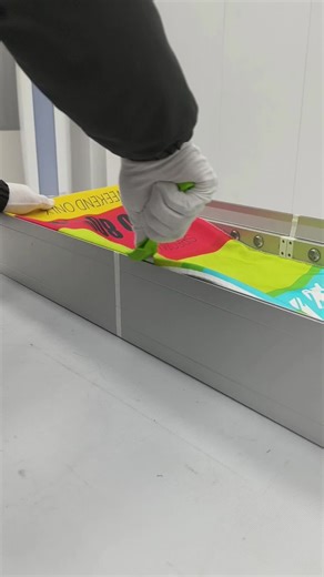Push once, and the SEG goes in perfectly. So smooth it’s addictive. #SEGTool #SEGInstallation #SignMate #Sign-mate #LightboxGraphics #SignTools #SignMaking #PrintShopLife #DisplayTools #SEGLightbox #SignIndustry #ToolHack