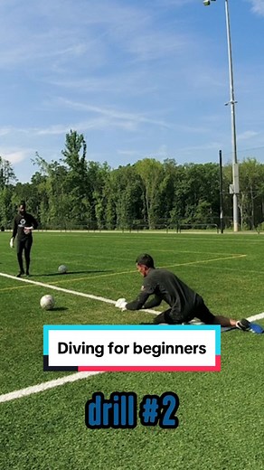 Check out these three great drills for beginnger goalkeepers to work on their diving technique! #gkadvice #goalietips #goalkeeperadvice #gklifestyle #gktiktok #goalkeepertiktok