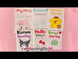 blind bag compilation | sanrio edition! 🩷 | ASMR | applefrog