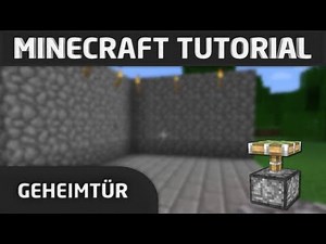 Minecraft Tutorial: Geheimtür
